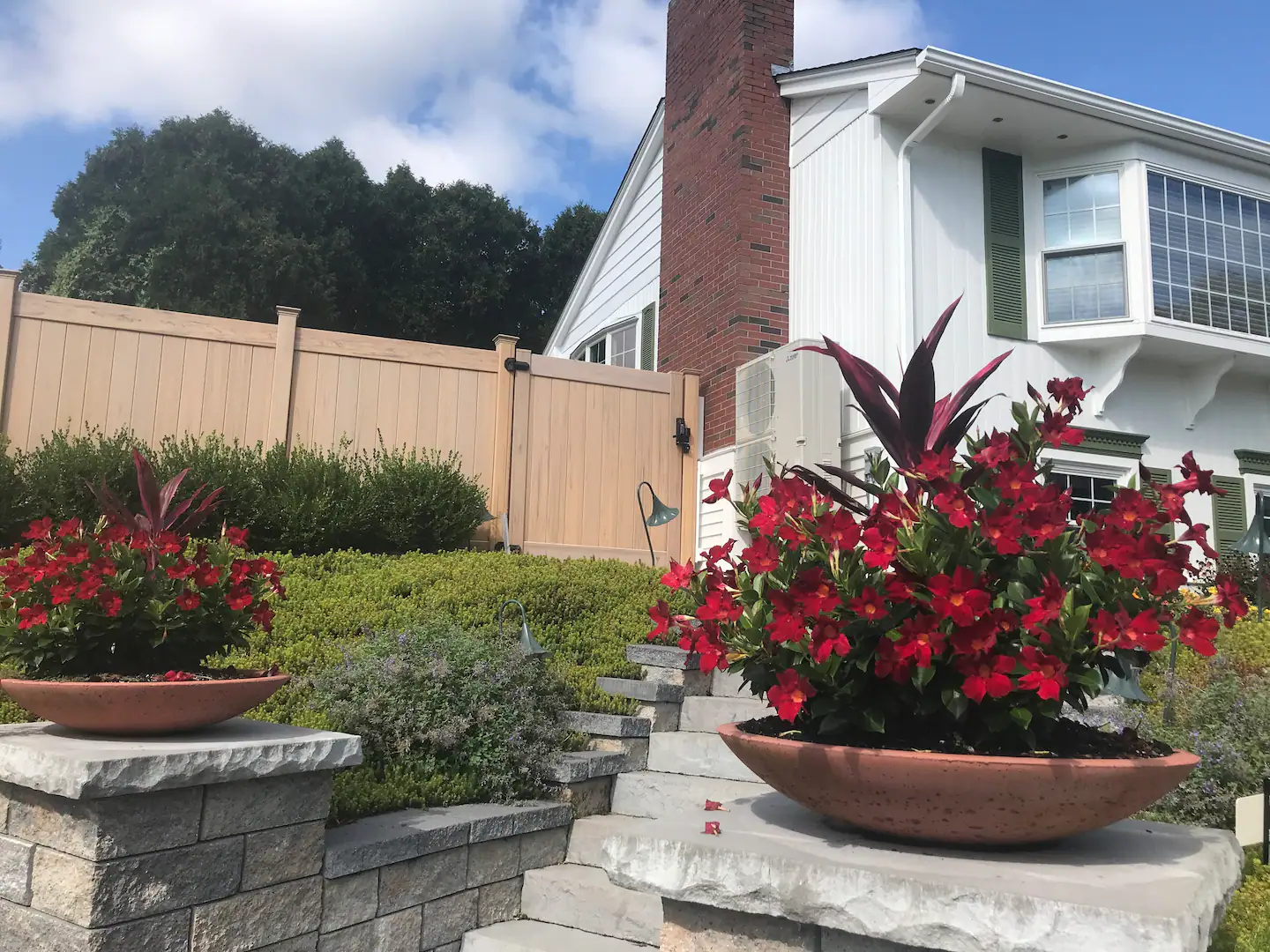 Entrance from your private parking space and driveway